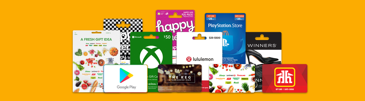 Gift cards for every occasion