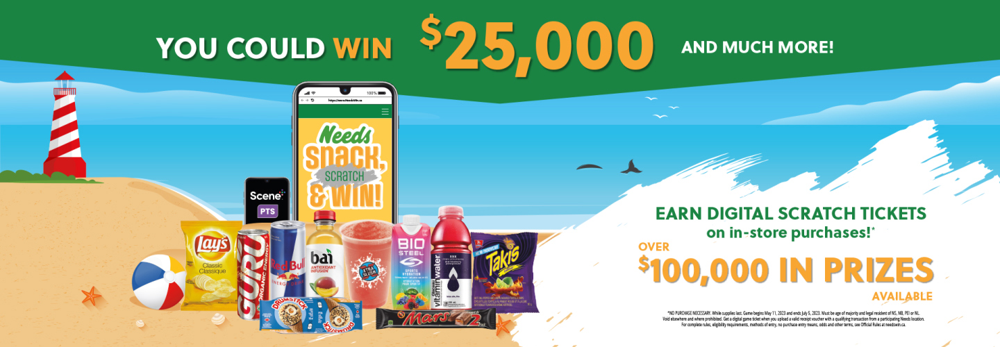 Snack, Scratch & Win!