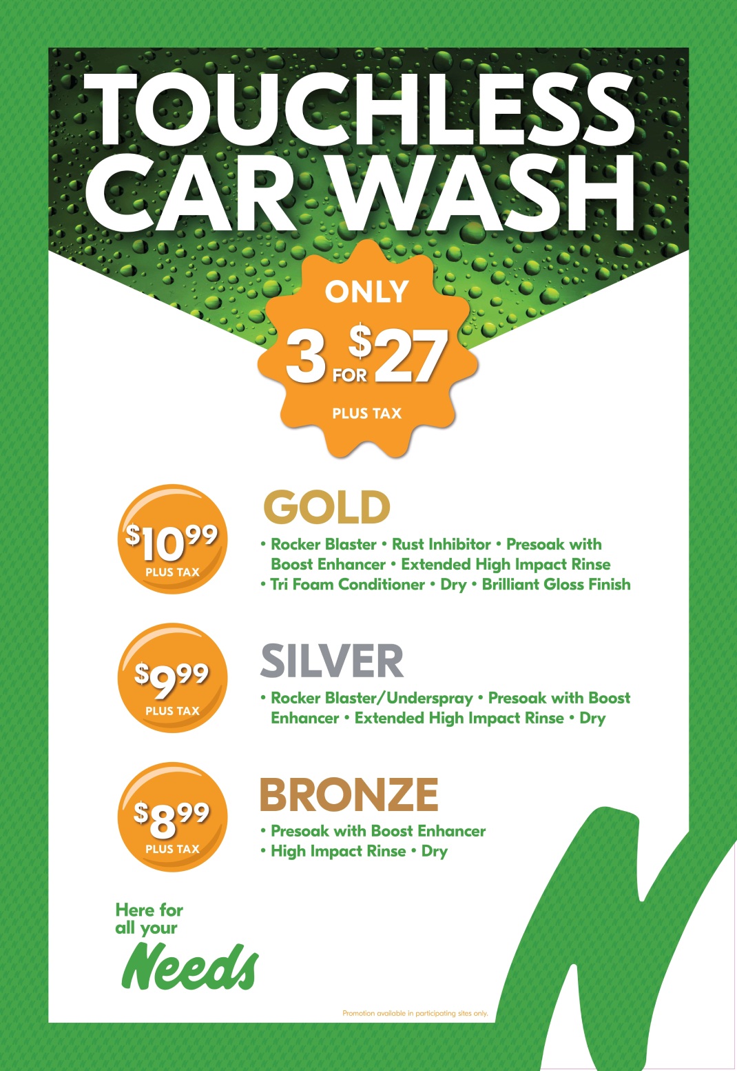 Touchless car wash